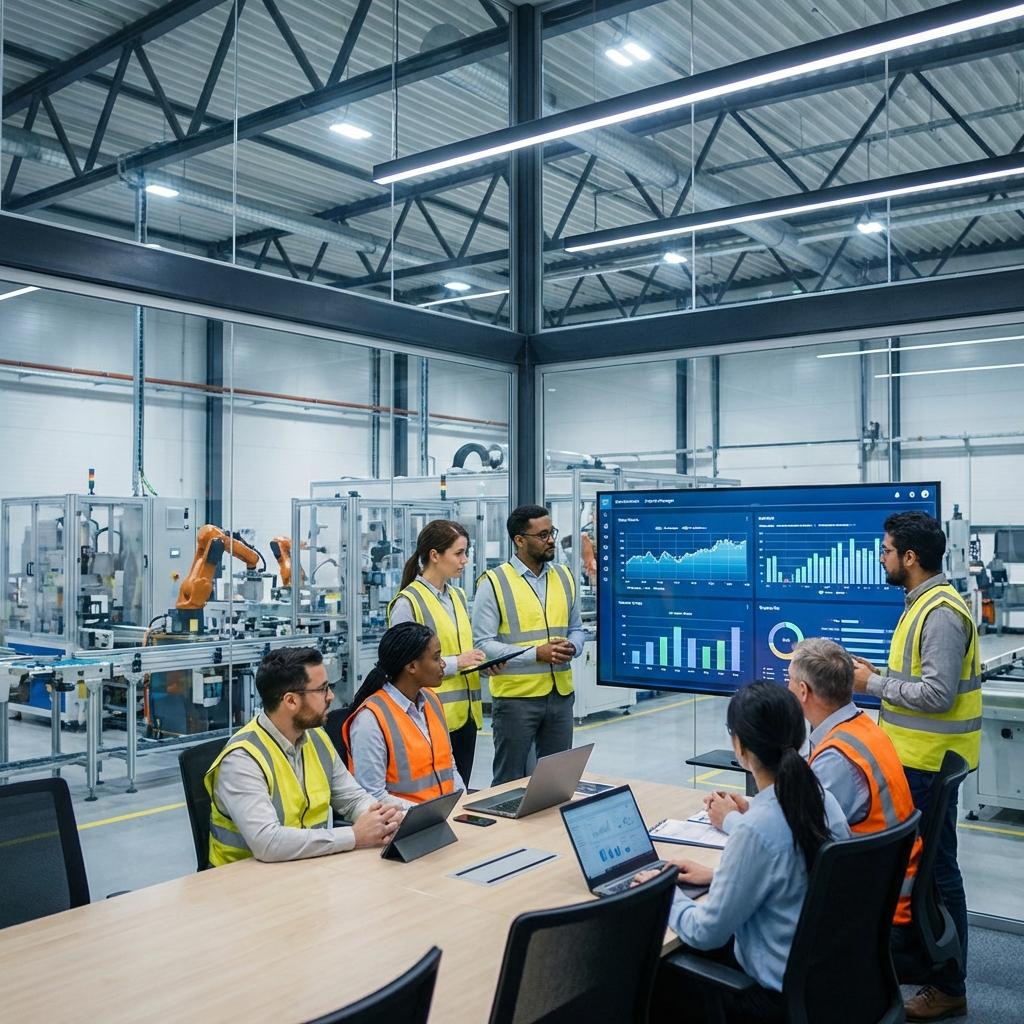 Manufacturing facility with operations team