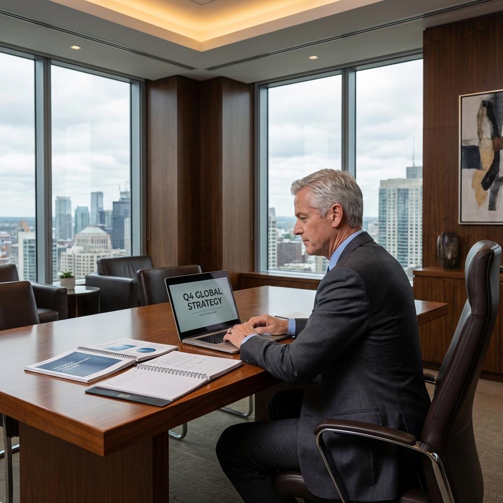 Professional consultant in modern office